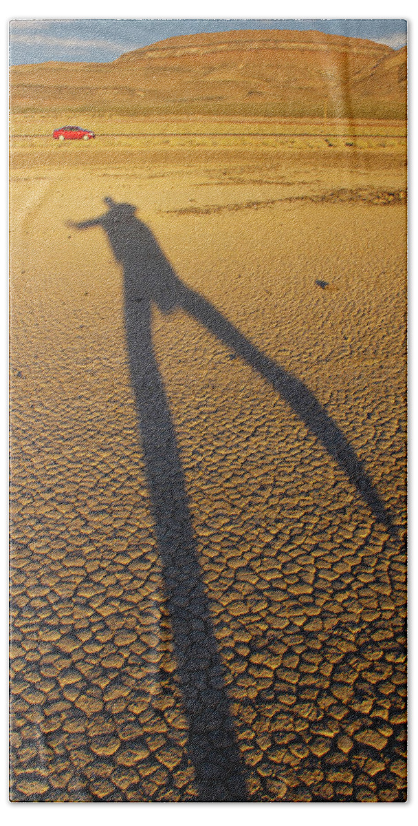 Death Valley Beach Towel featuring the photograph Dancing Fool by Mike McGlothlen