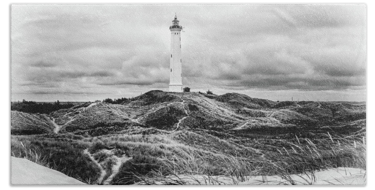 Lighthouse Beach Towel featuring the photograph Danish Lighthouse by Steven Nelson