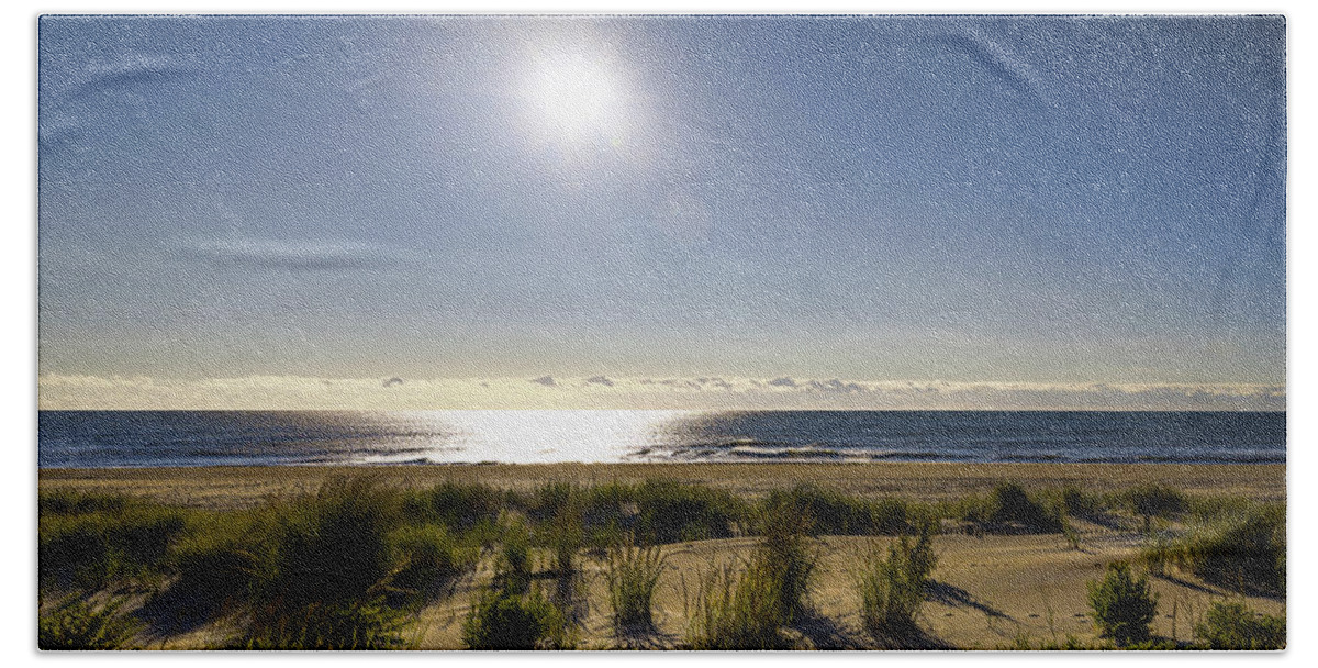 Sunrise Beach Towel featuring the photograph Dawn Over the Surf by Steven Nelson