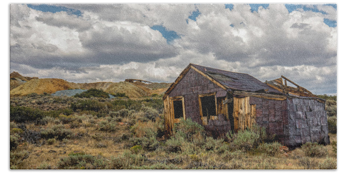 Bodie Beach Towel featuring the photograph Days Gone By by Ron Long Ltd Photography