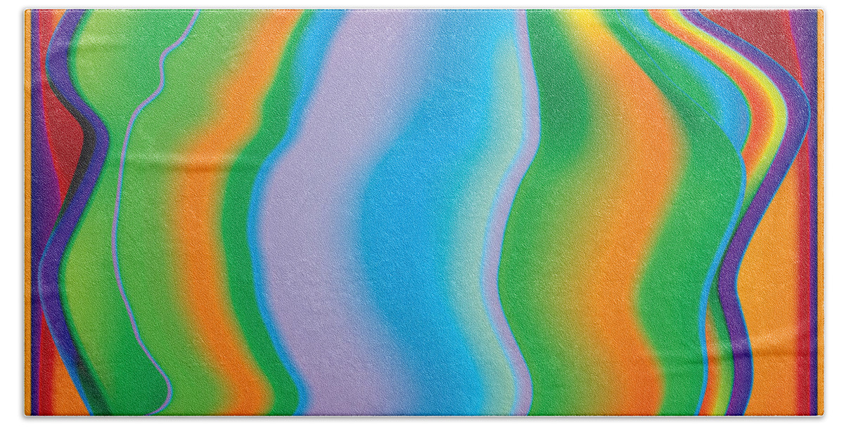 Digital Beach Towel featuring the digital art Desert Bloom by Gary Grayson