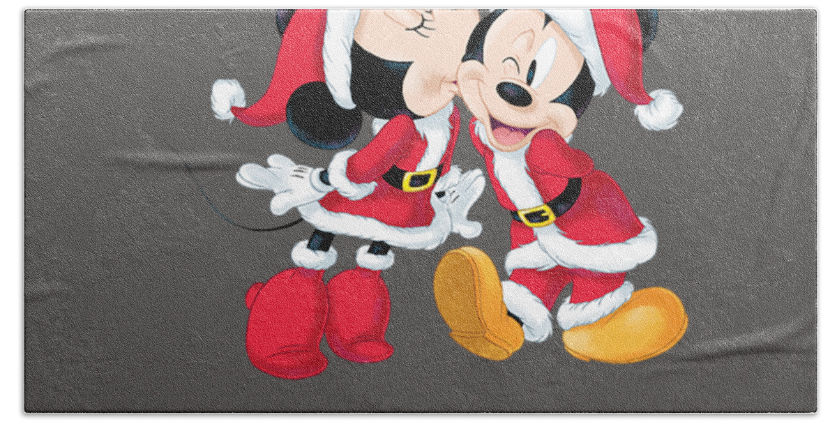 Disney Mickey Holiday Christmas Kitchen Hand Towels 2 Piece Set