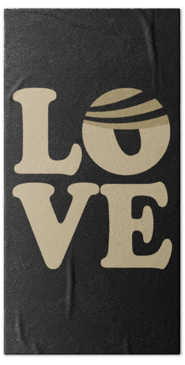 Funny Beach Towel featuring the digital art Donald Trump Love by Flippin Sweet Gear