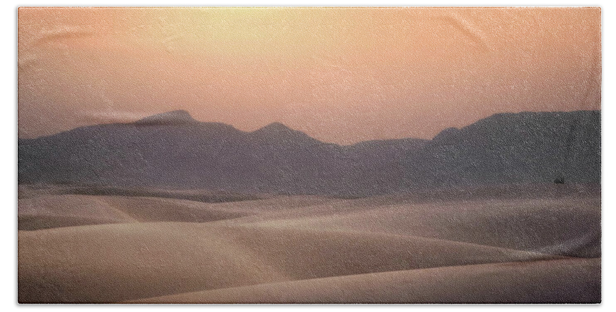 White Sands Beach Towel featuring the photograph Dreamscape - White Sands New Mexico by Rebecca Herranen