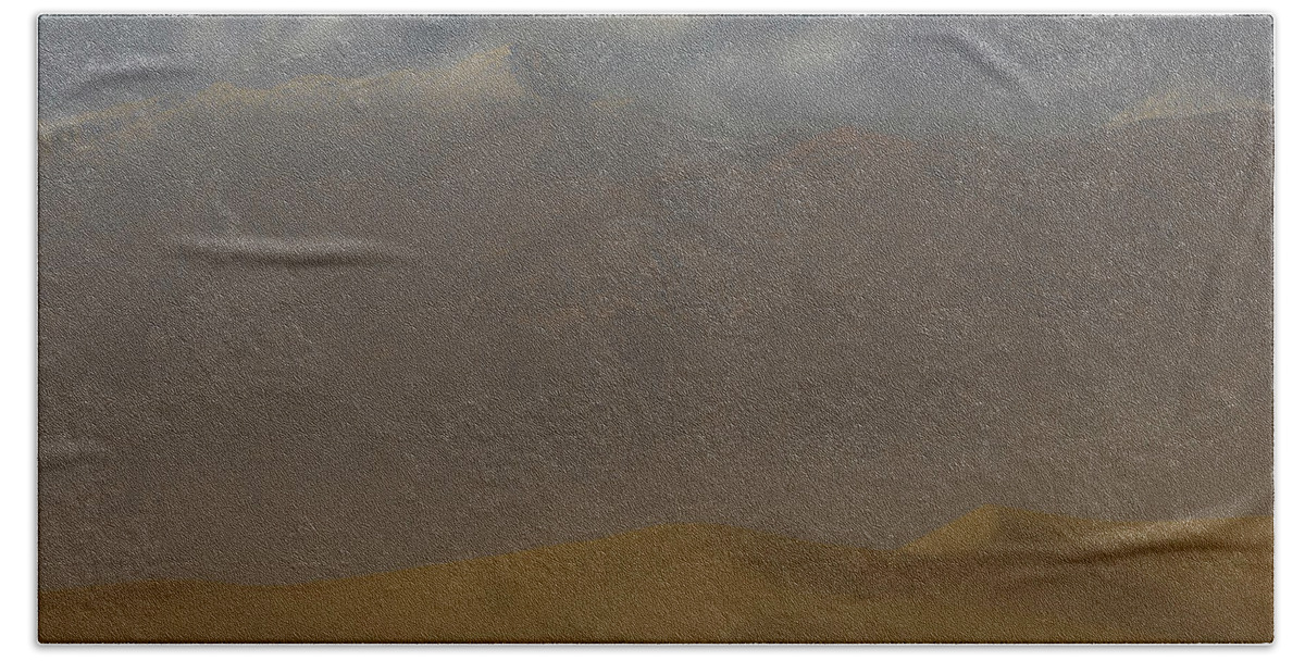 National Park Beach Towel featuring the photograph Dust on the Dunes by Mike Lee