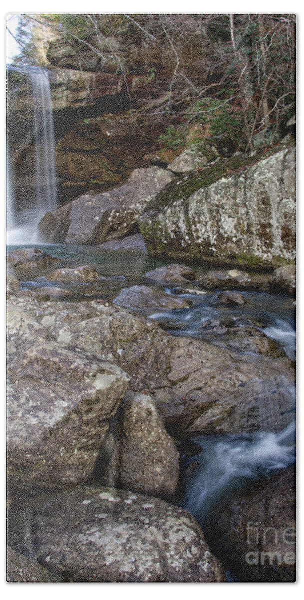 Eagle Falls Beach Towel featuring the photograph Eagle Falls 34 by Phil Perkins