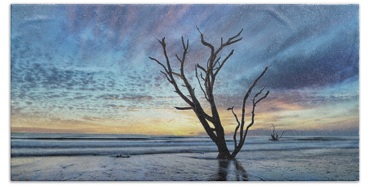 Nature Beach Towel featuring the photograph Edisto Morning by Jon Glaser