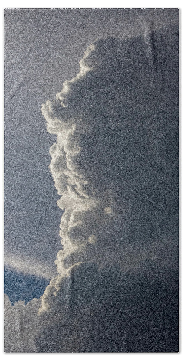 Nebraskasc Beach Towel featuring the photograph Elements of Light and Storm 003 by NebraskaSC