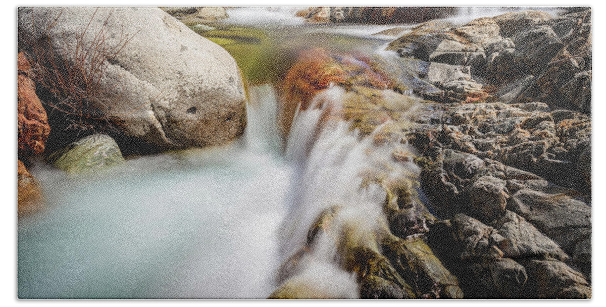 River Beach Towel featuring the photograph Emeral Pools by Gary Geddes