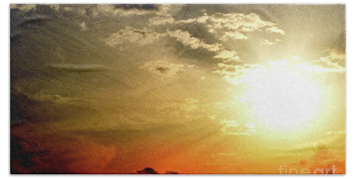 Nature Beach Towel featuring the photograph Equivalents of Clouds 004 by Leonida Arte