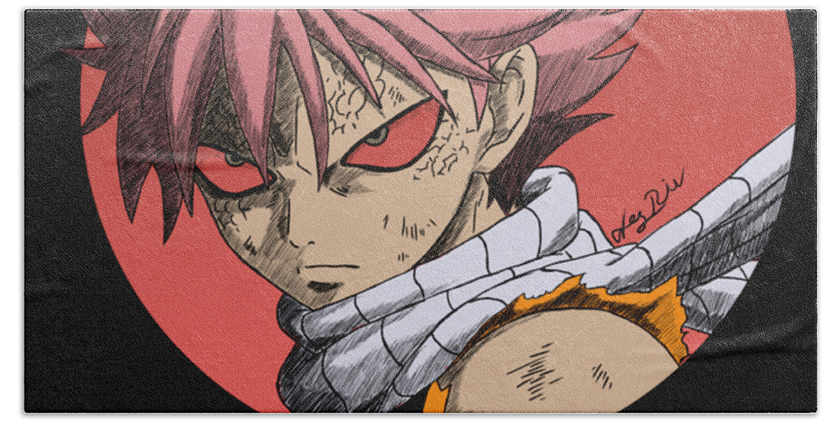 Fairy Tail Art Natsu Dragneel Anime Drawing by Anime Art - Pixels