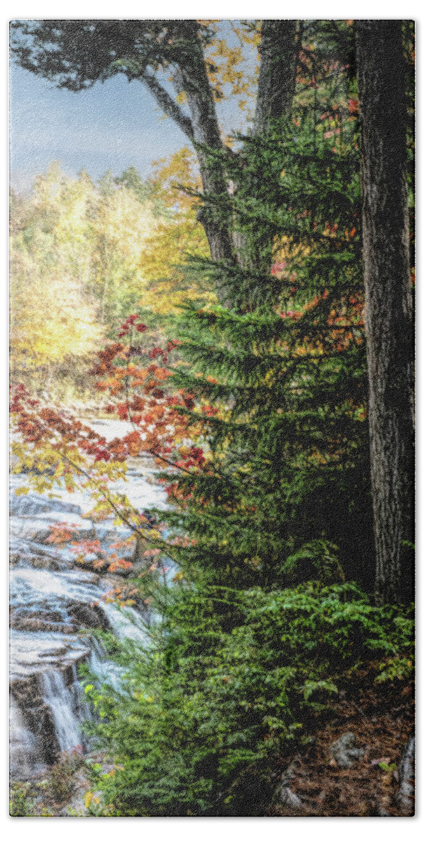 Fall Beach Towel featuring the photograph Fall upon fall by Patricia Dennis