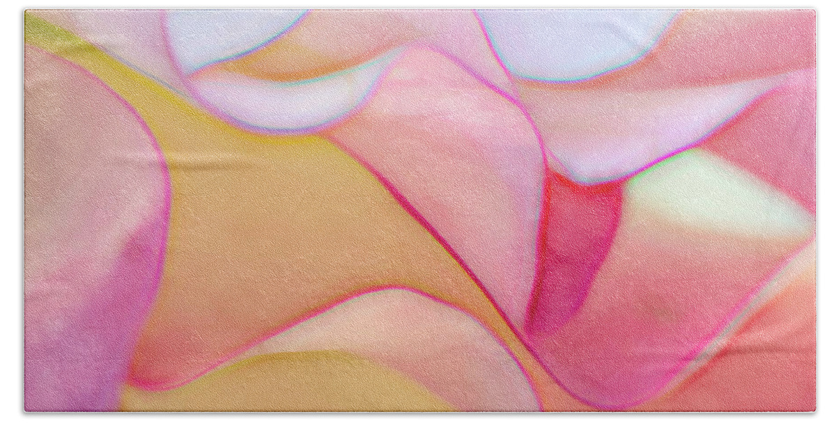 Abstract Beach Towel featuring the photograph Fantasy by Cathy Kovarik