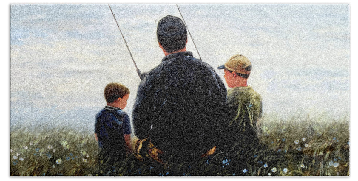 https://render.fineartamerica.com/images/rendered/default/flat/beach-towel/images/artworkimages/medium/3/father-and-two-sons-fishing-vickie-wade.jpg?&targetx=0&targety=-93&imagewidth=952&imageheight=663&modelwidth=952&modelheight=476&backgroundcolor=211F18&orientation=1&producttype=beachtowel-32-64