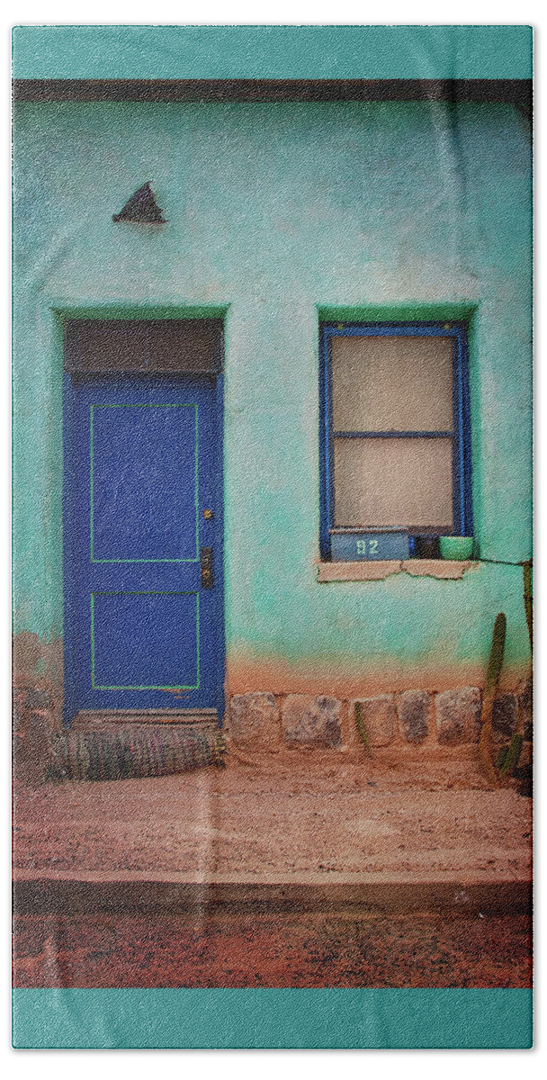 Doors Beach Towel featuring the photograph Feeling Blue by Carmen Kern