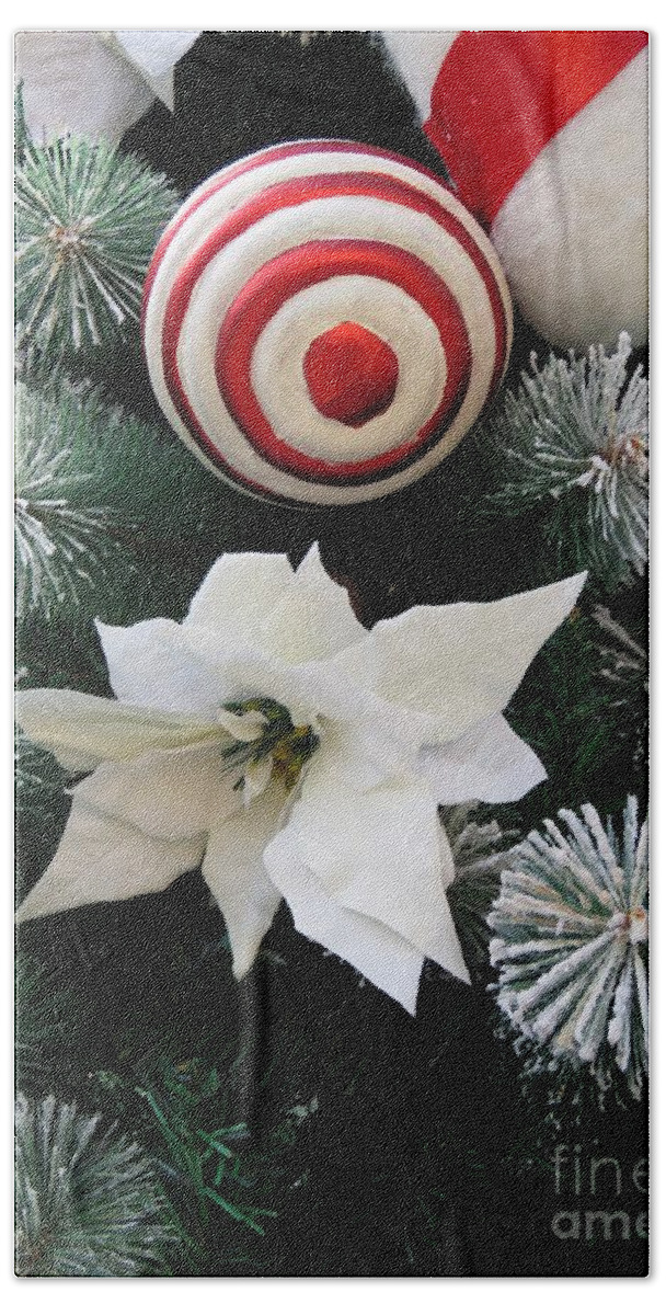 Accessories Beach Towel featuring the photograph Festive Ornaments by World Reflections By Sharon