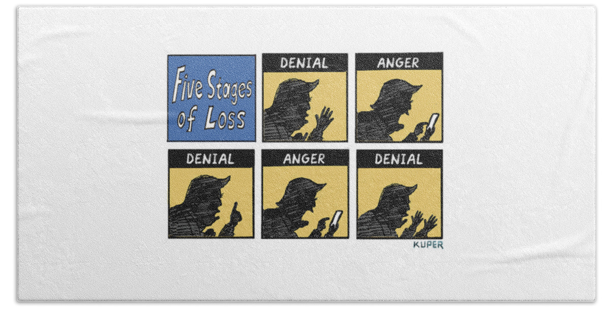 Five Stages Of Loss Beach Sheet