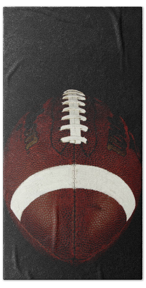 Football Beach Towel featuring the photograph Stripe by Lens Art Photography By Larry Trager
