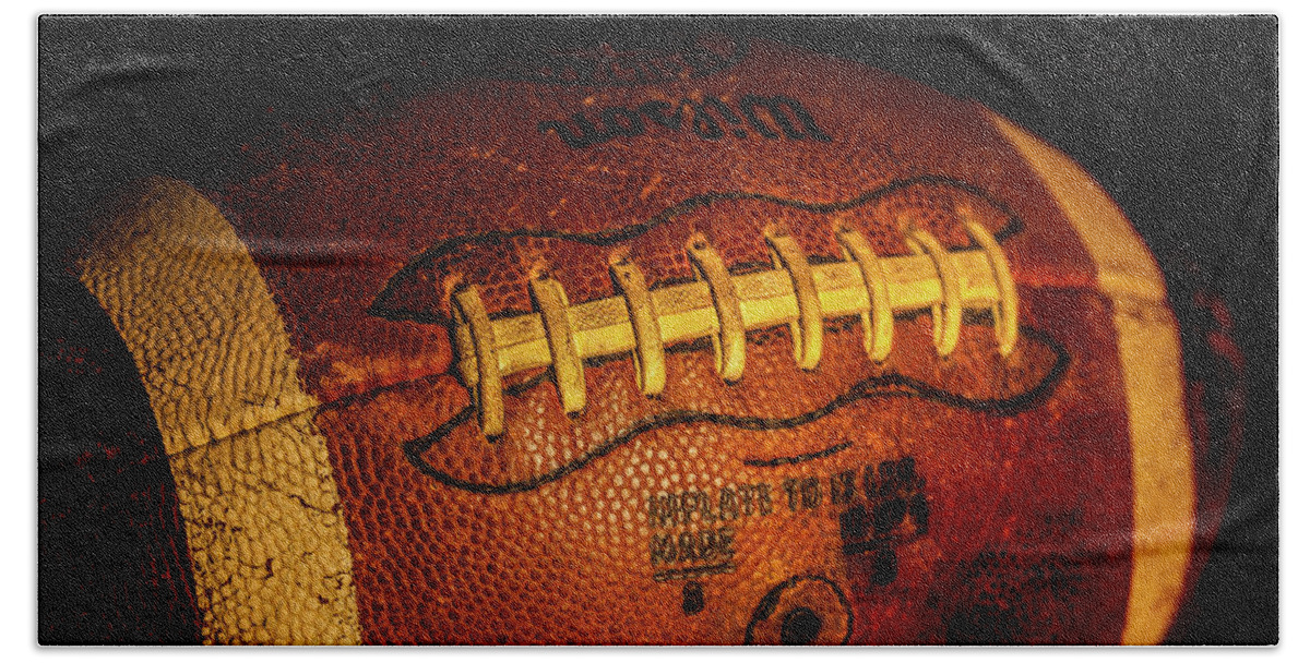 David Patterson Beach Towel featuring the photograph Football by David Patterson