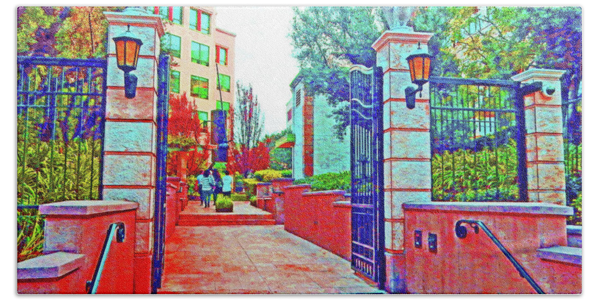 Color Beach Towel featuring the photograph Gateway by Andrew Lawrence