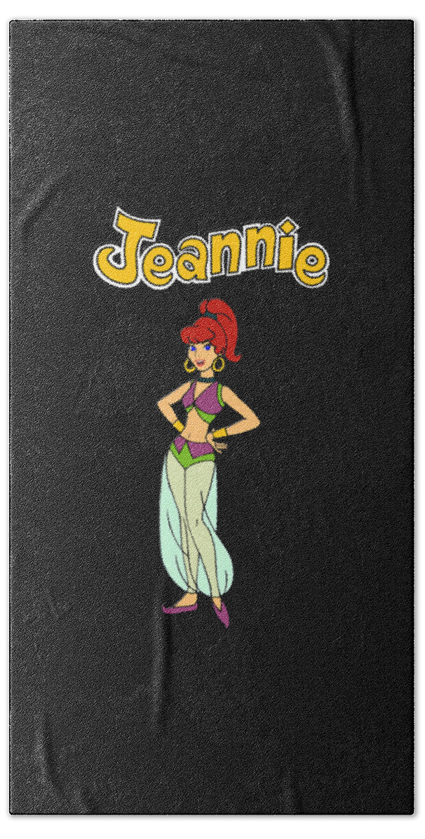 Gifts For Men Fantasy I Dream Sitcom Of Jeannie Drama Awesome For Movie Fan  Beach Towel by Shop Anime - Fine Art America