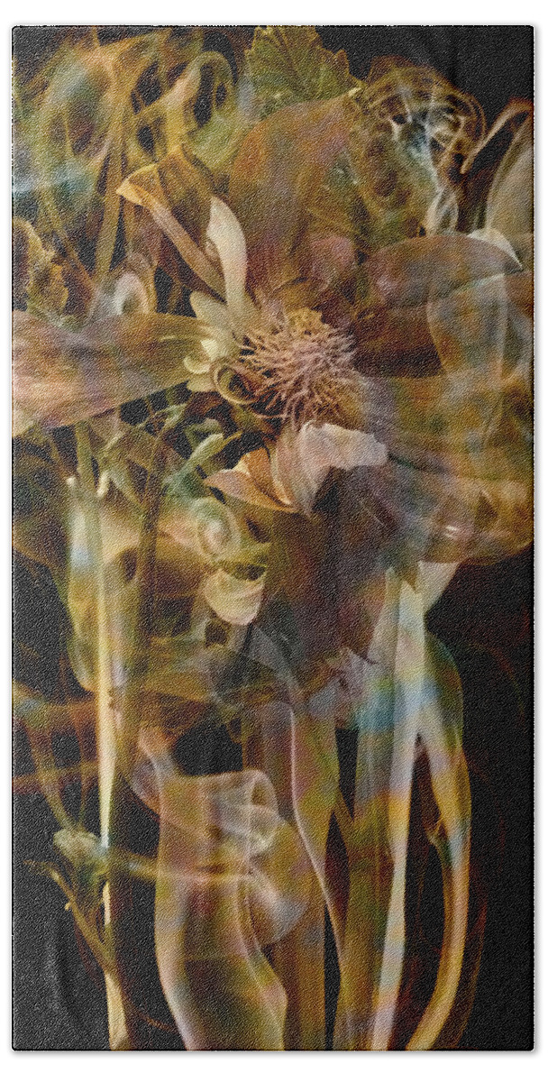 Dahlia Beach Towel featuring the photograph Given Natures by Cynthia Dickinson