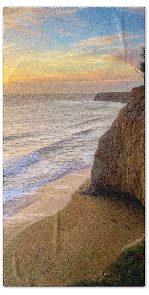 Glory Beach Towel featuring the photograph Glory of the Pacific Coast by Christina Ford