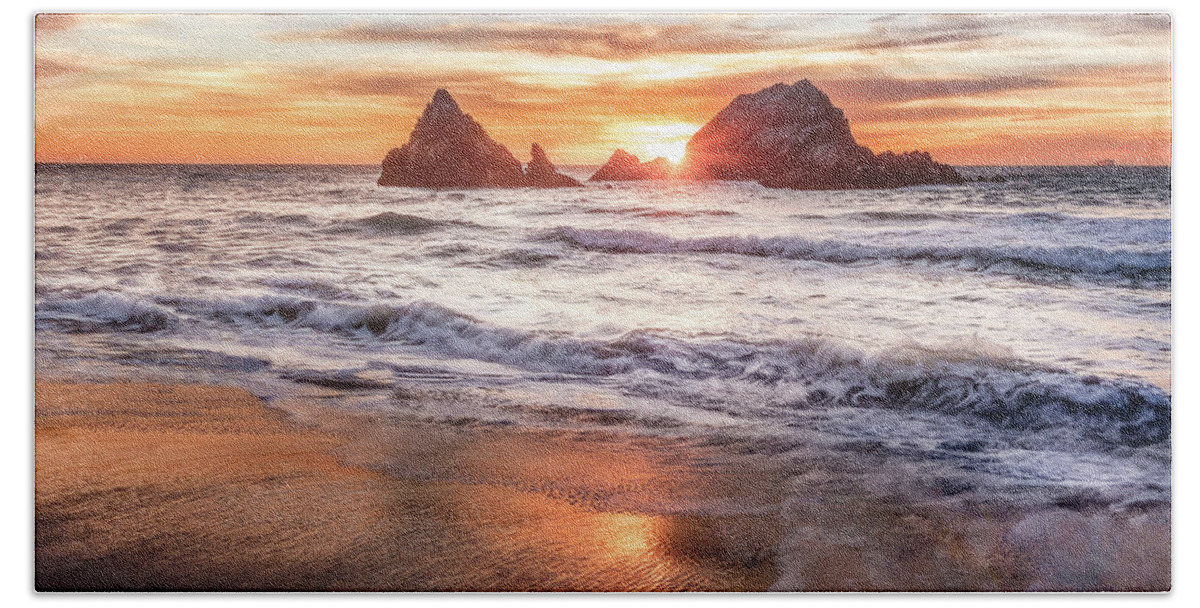 Beautiful Beach Towel featuring the photograph Gold by Gary Geddes