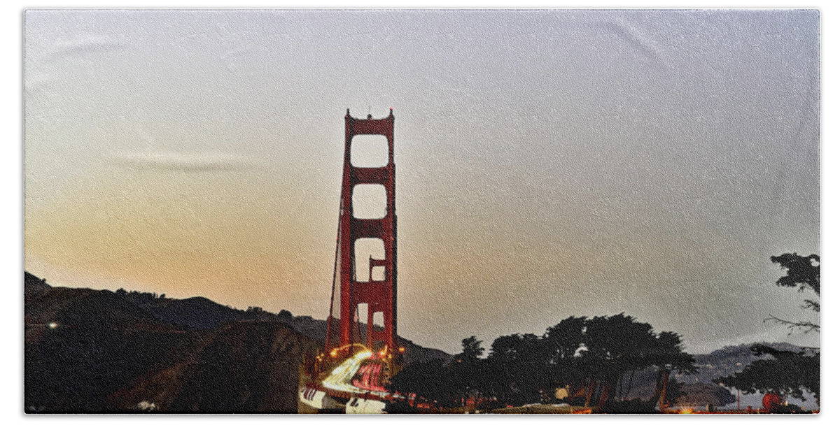 Golden Gate Beach Towel featuring the photograph Golden Gate Bridge - San Francisco by Amazing Action Photo Video