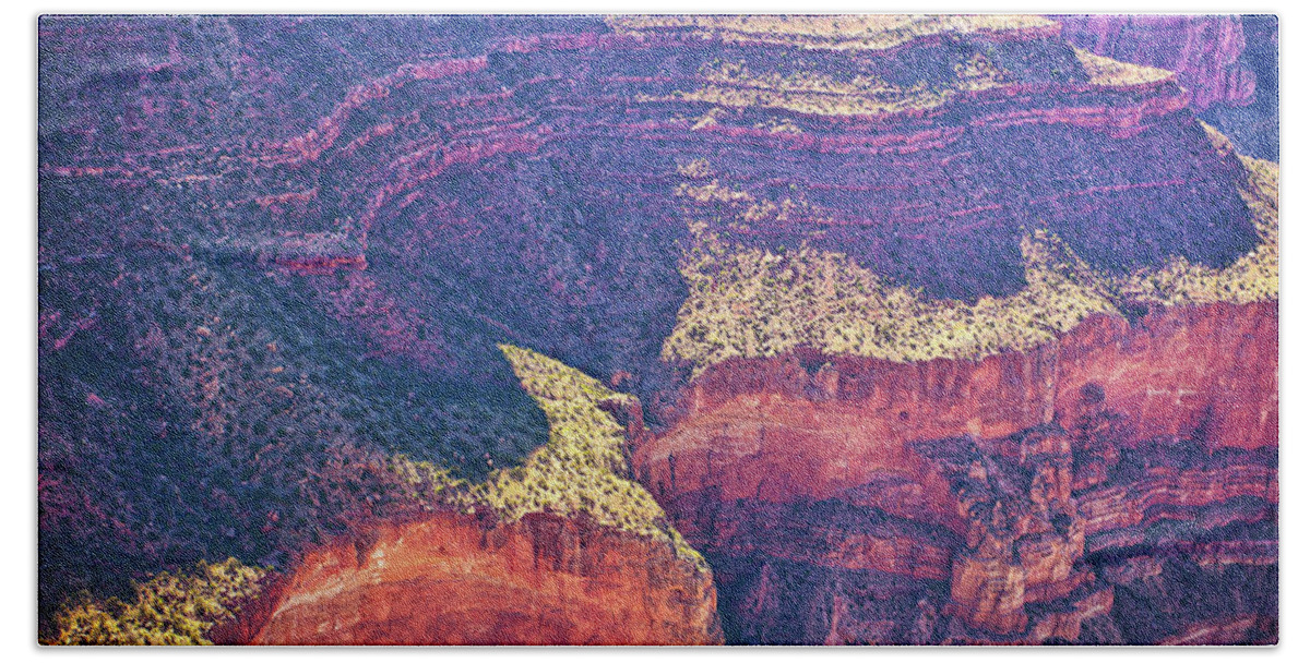 Grand Canyon National Park Beach Towel featuring the photograph Grand Canyon Arizona 9 by Tatiana Travelways