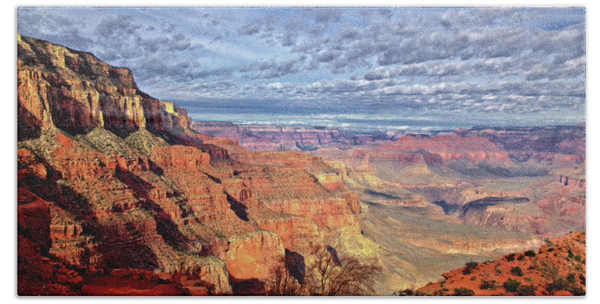 Grand Canyon Beach Towel featuring the photograph Grand Canyon View by Bob Falcone