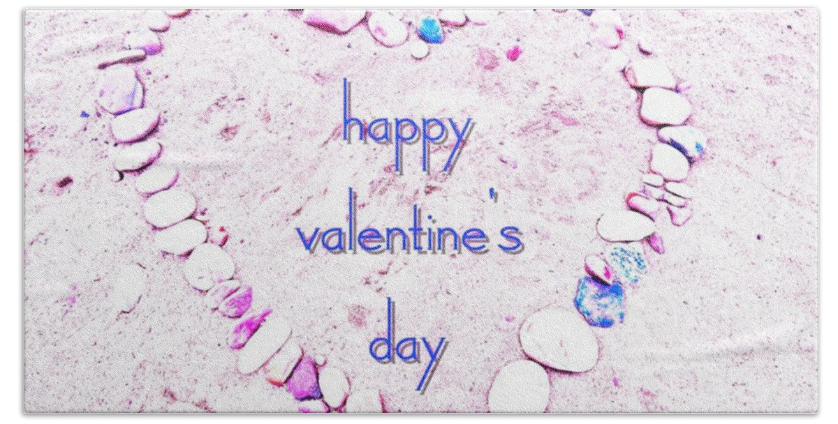 Arizona Beach Towel featuring the photograph Happy Valentine's Day by Judy Kennedy