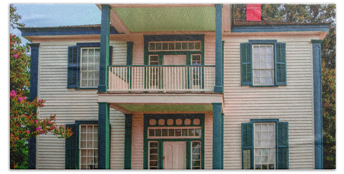 House Beach Towel featuring the photograph Harper House #1 by Tom Claud