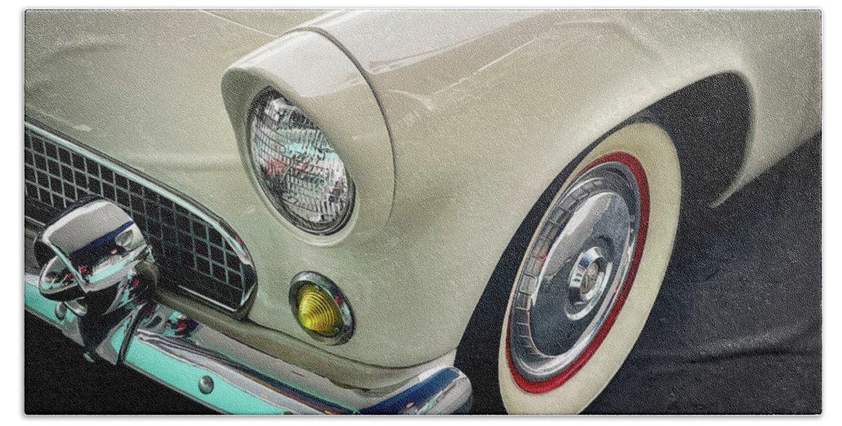American Beach Towel featuring the photograph Headlight and White Walls by Bill Chizek