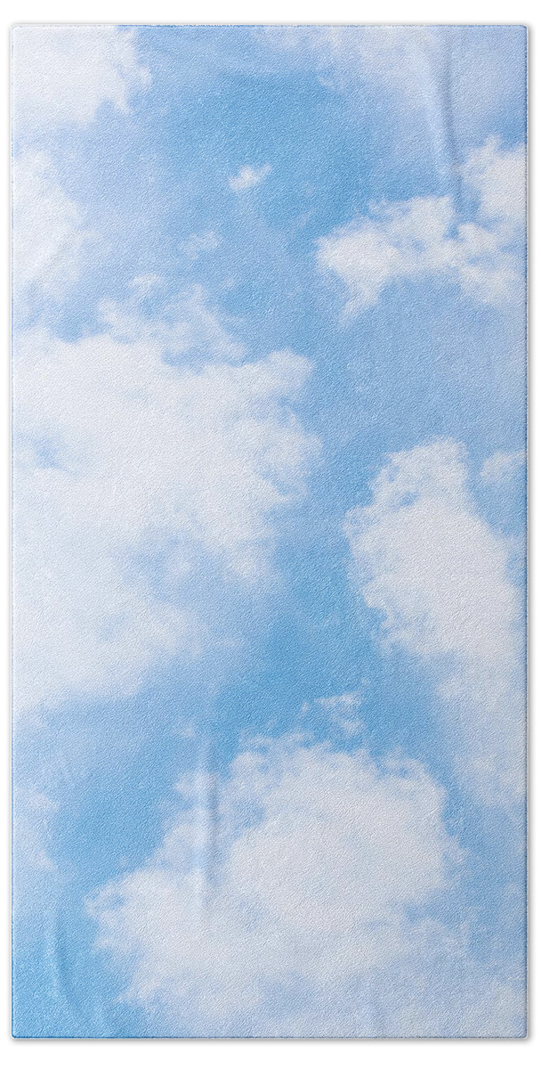 Clouds Beach Towel featuring the photograph Heaven's Gate Cloud Abstract by Christina Rollo