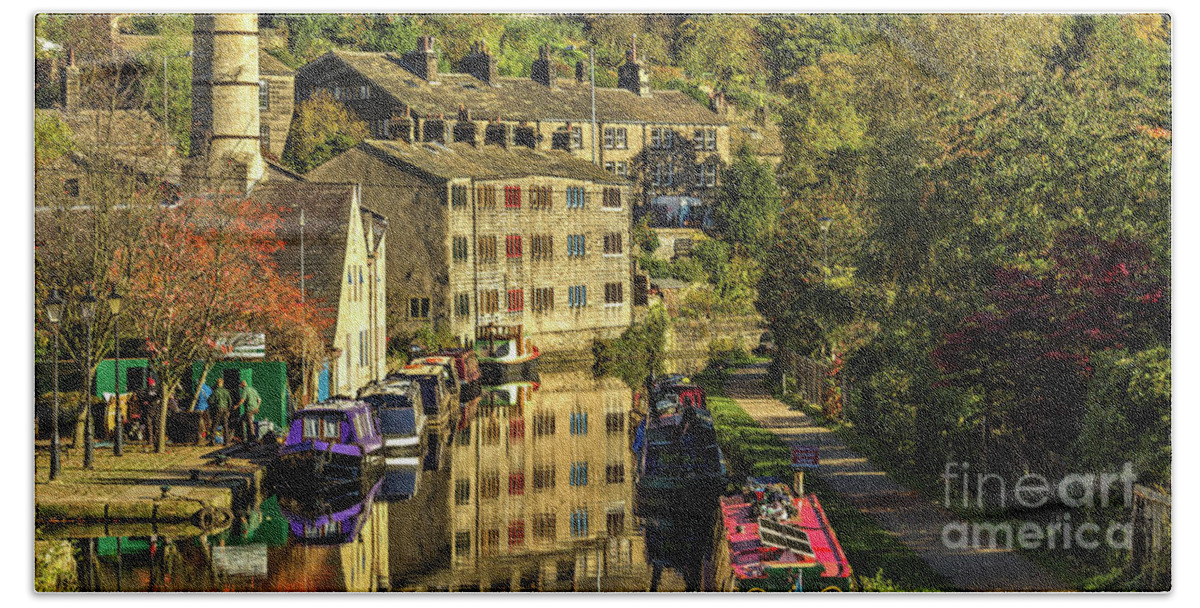 Uk Beach Towel featuring the photograph Hebden Bridge, West Yorkshire by Tom Holmes Photography