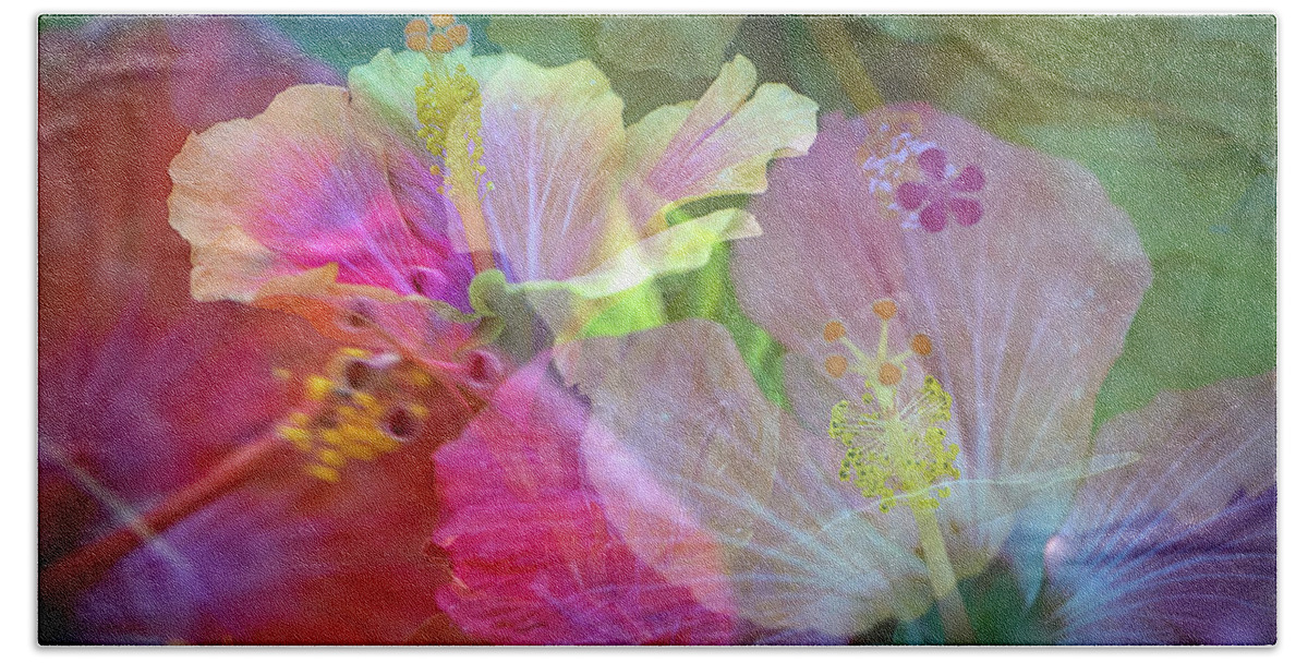 Flowers Beach Towel featuring the photograph Hibiscus by M Kathleen Warren