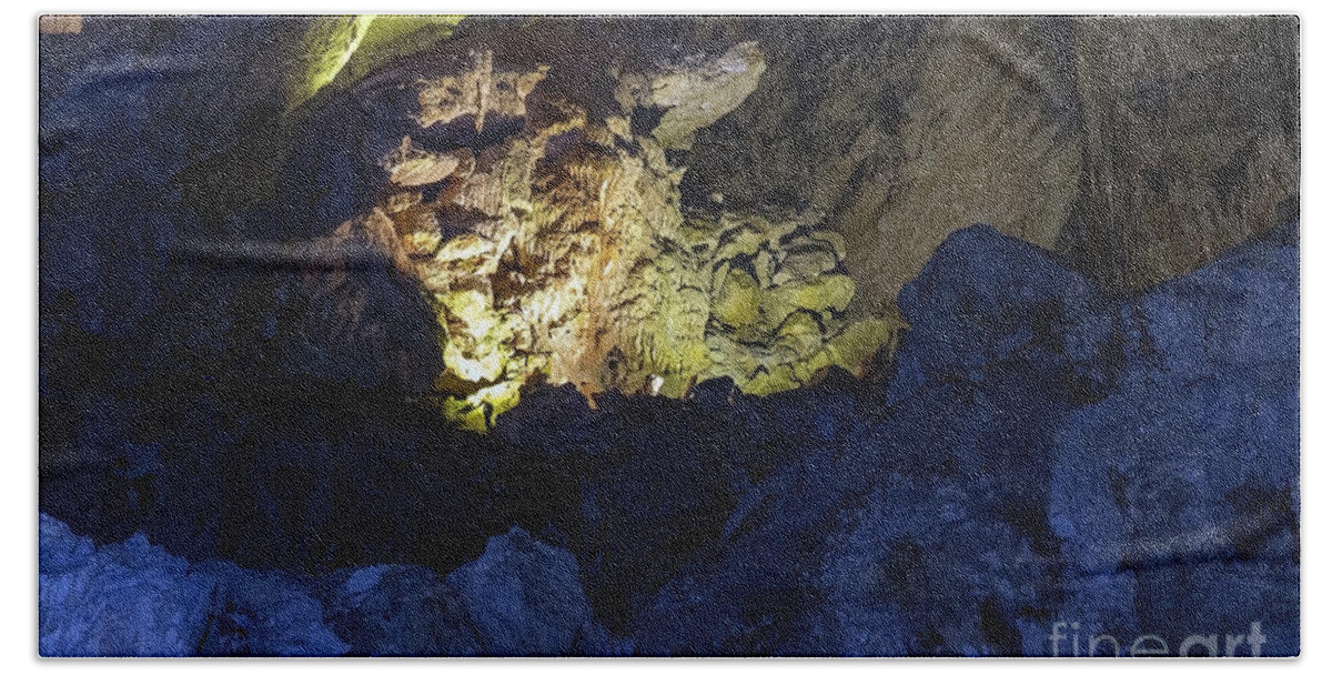 National Park Beach Towel featuring the photograph Inside Mammoth Cave, Augusta, Western Australia by Elaine Teague
