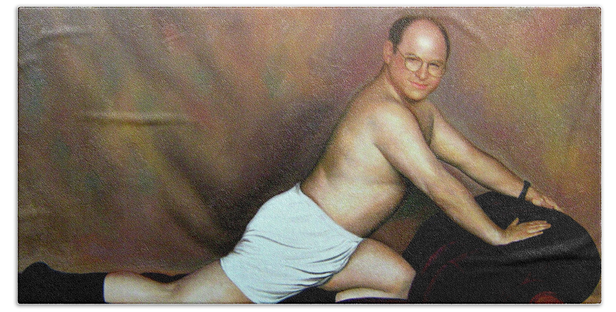 Jason Alexander Beach Towel featuring the photograph Jason Alexander as George Costanza by Movie Poster Prints