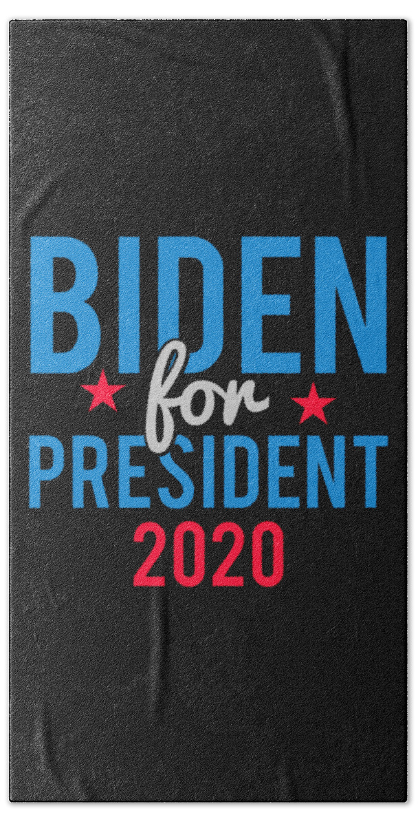 Joe Biden 2020 Beach Towel featuring the digital art Joe Biden for President 2020 by Flippin Sweet Gear