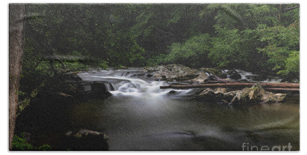 Tellico River Tennessee Beach Towel featuring the photograph Just east of Eden by Rick Lipscomb