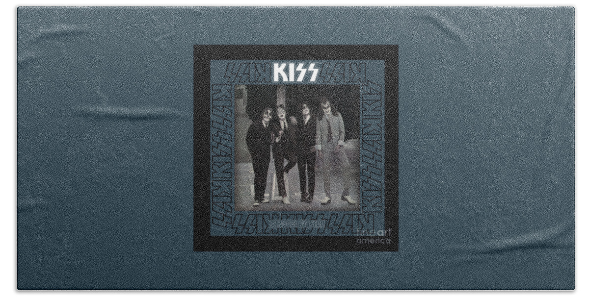 Kiss Beach Towel featuring the photograph Kiss Band by Kiss