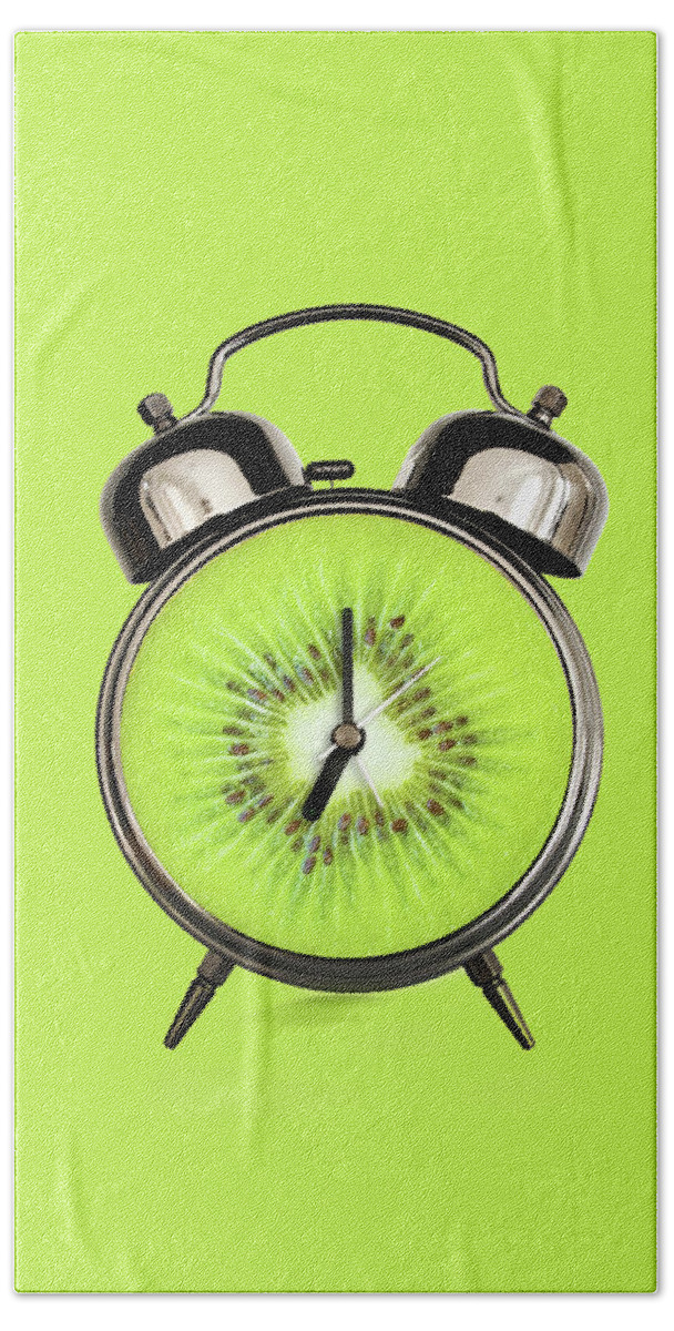 Kiwi Beach Towel featuring the photograph Kiwi time by Delphimages Photo Creations