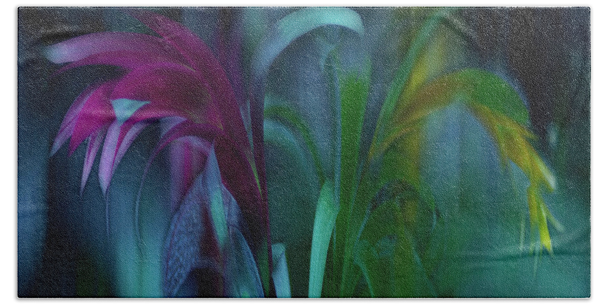 Green Beach Towel featuring the photograph Living Spectrum by Wayne King