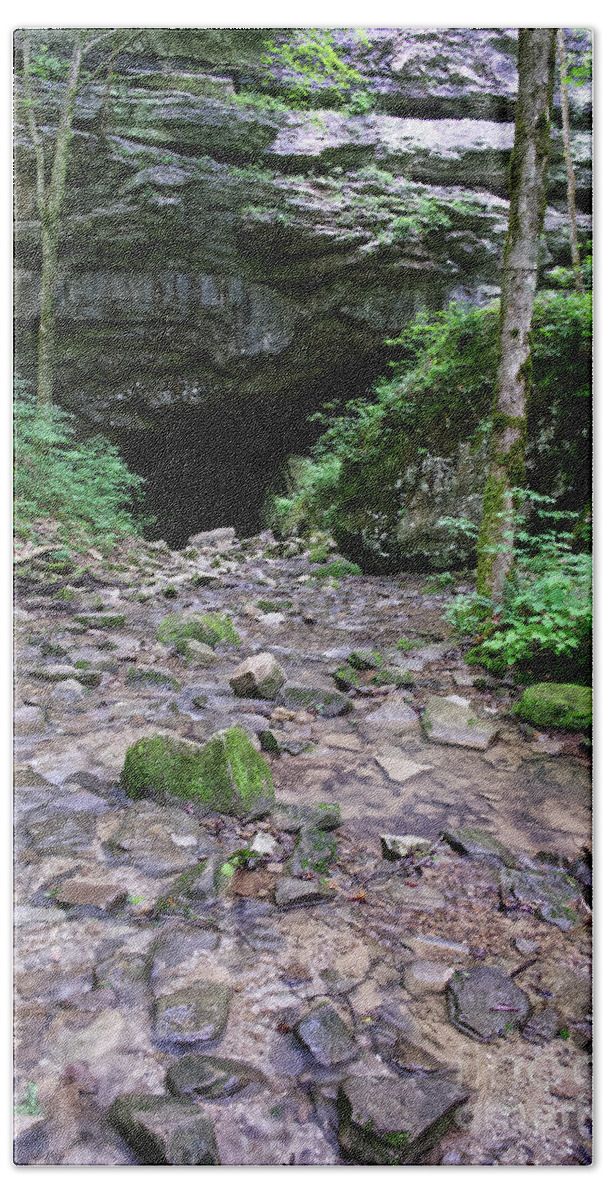 Cumberland Plateau Beach Towel featuring the photograph Lost Creek Falls 36 by Phil Perkins