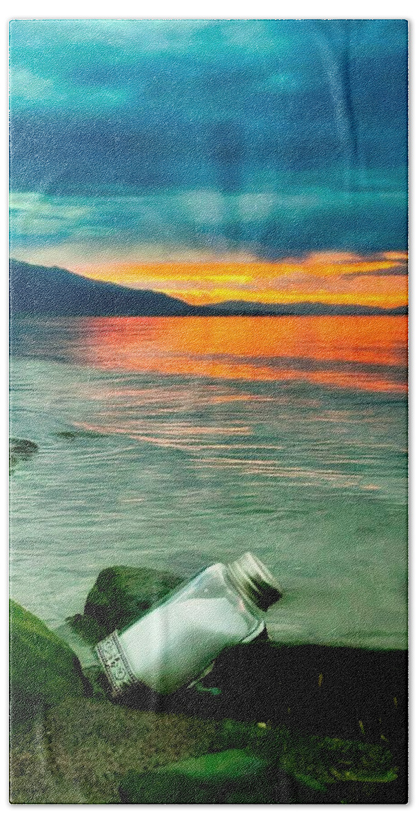 Jimmy Buffett Beach Towel featuring the photograph Lost Shaker Sunset by Tom Gresham