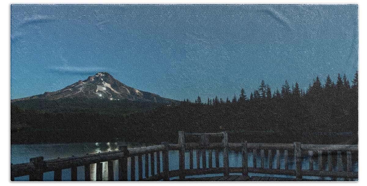 Forest Beach Towel featuring the photograph Majestic Mount Hood No.1 by Margaret Pitcher