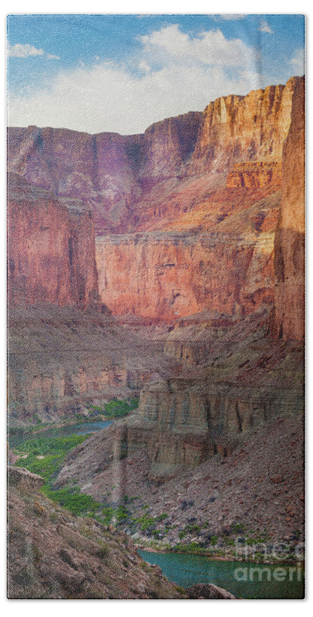 America Beach Towel featuring the photograph Marble Cliffs by Inge Johnsson