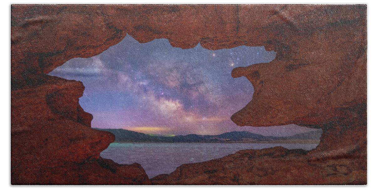 Colorado Beach Towel featuring the photograph Milky Way Views by Darren White