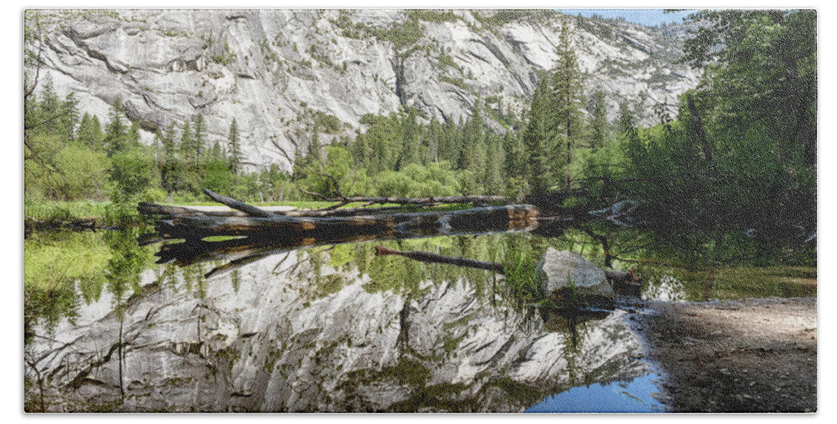 California Beach Towel featuring the photograph Mirror Lake by Kevin Suttlehan